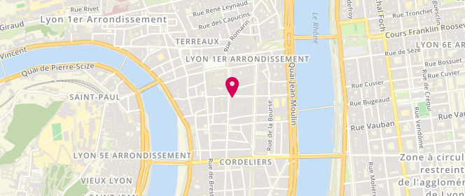 Plan de Arrow, 2 Rue du Bât d'Argent, 69001 Lyon