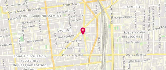 Plan de Smart, 46 Boulevard des Brotteaux, 69006 Lyon