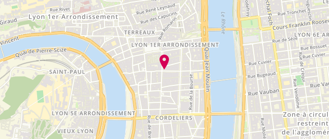 Plan de La Maison de l'Homme, 1 Rue du Bât d'Argent, 69001 Lyon