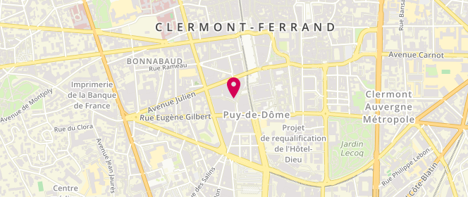 Plan de Levi's Store, Centre Commercial Carré Jaude 2
2 Rue Giscard de la Tour Fondue, 63000 Clermont-Ferrand