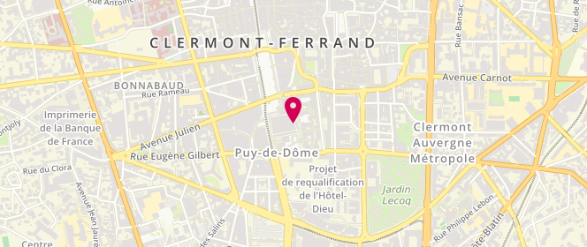Plan de Burton Of London, 18 Rue d'Allagnat, 63000 Clermont-Ferrand