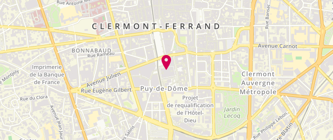 Plan de Undiz, Centre Commercial Jaude, 63000 Clermont-Ferrand