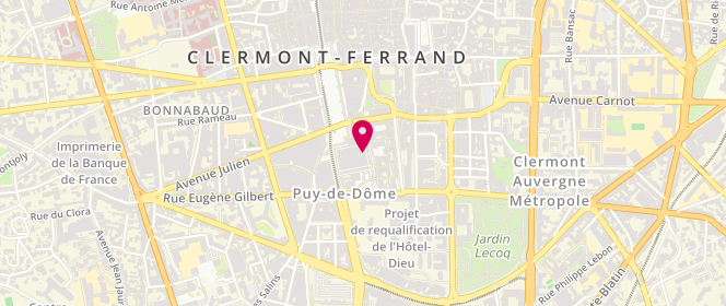 Plan de Zara France, Rue d'Allagnat 18, 63000 Clermont-Ferrand