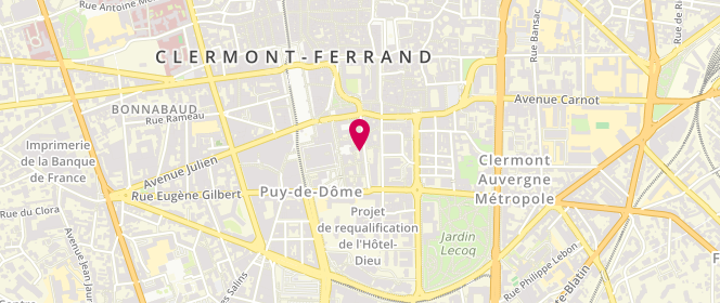 Plan de Sianna, 24 Rue Georges Clemenceau, 63000 Clermont-Ferrand