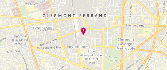 Plan de Chantelle Lingerie Cl, Centre Commercial Jaude
18 Rue d'Allagnat, 63000 Clermont-Ferrand