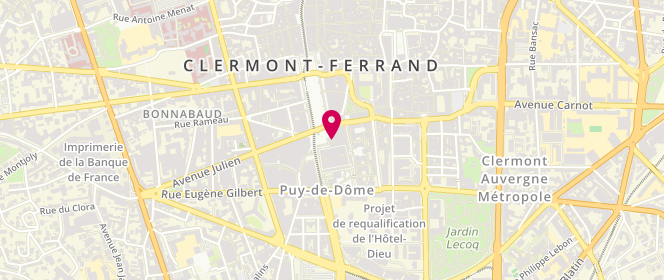 Plan de Camaïeu, Rue d'Allagnat 18, 63000 Clermont-Ferrand