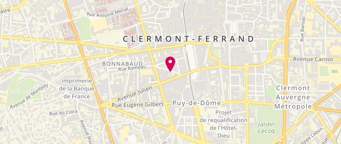 Plan de Scaia, 5 Rue des Salles, 63000 Clermont-Ferrand