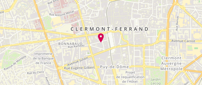Plan de Un Jour Ailleurs, 5 Rue Maréchal Foch, 63000 Clermont-Ferrand