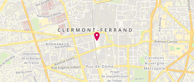Plan de Rayon Concede Galeries Lafayette, 25 place de Jaude, 63000 Clermont-Ferrand