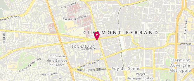 Plan de Marche du Temps, 35 Rue Blatin, 63000 Clermont-Ferrand