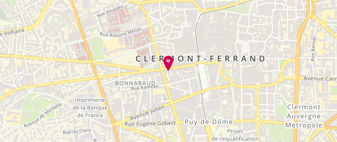 Plan de Coutin Christophe, 27 Rue Blatin, 63000 Clermont-Ferrand