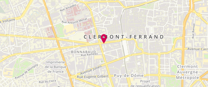 Plan de Sandro, 27 Rue Blatin, 63000 Clermont-Ferrand