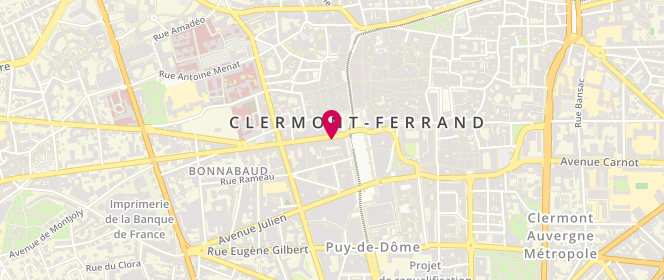 Plan de Cop Copine, 3 Rue Blatin, 63000 Clermont-Ferrand