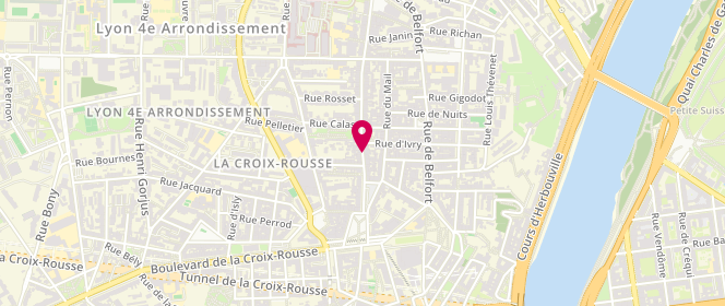 Plan de Etam Lingerie, 9 grande Rue de la Croix-Rousse, 69004 Lyon