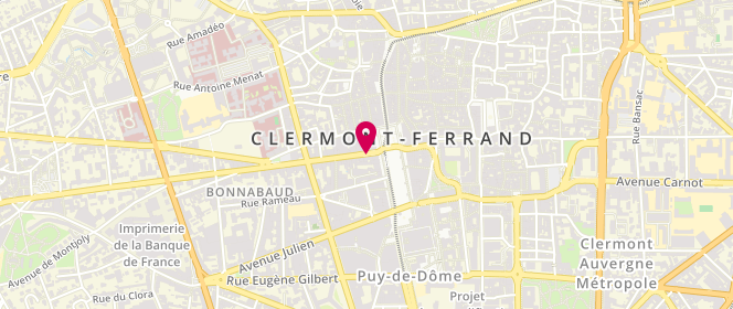 Plan de Des Petits Hauts, 3 Rue Blatin, 63000 Clermont-Ferrand