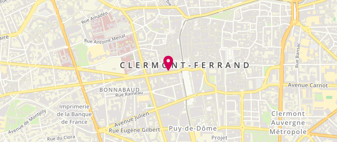 Plan de Gérard Darel, 6 Rue Blatin, 63000 Clermont-Ferrand