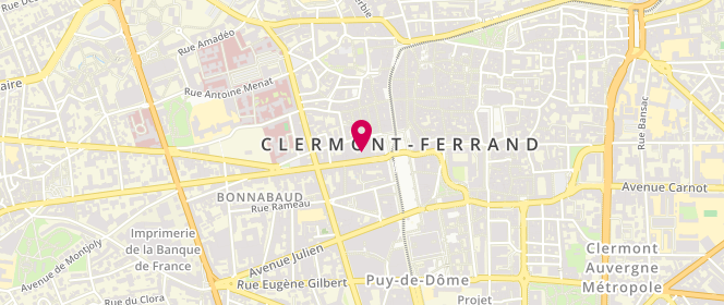 Plan de La Canadienne Clermont-Ferrand, 8 Rue Blatin, 63000 Clermont-Ferrand