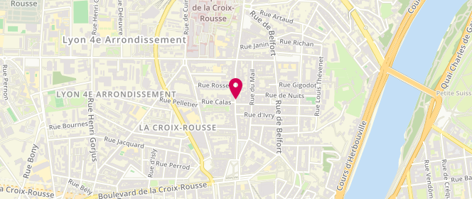Plan de Sergent Major, 22 grande Rue de la Croix-Rousse, 69004 Lyon