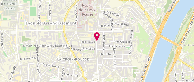 Plan de Benetton, 42 Grande Rue Croix Rousse, 69004 Lyon