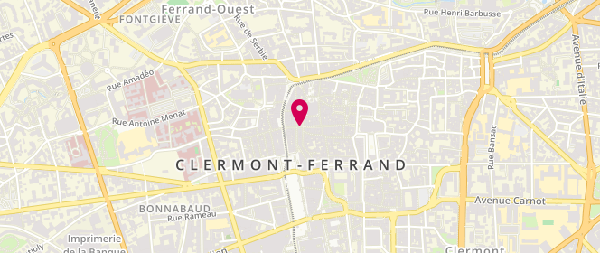Plan de Etam Lingerie, 31 Rue des Gras, 63000 Clermont-Ferrand
