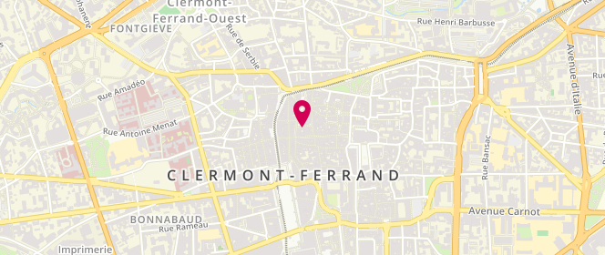 Plan de Au Bon Goût, 7 place Saint-Pierre, 63000 Clermont-Ferrand