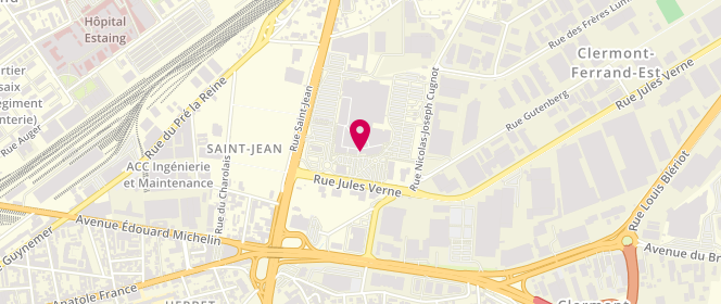Plan de Jacqueline Riu, Boulevard Saint-Jean 417, 63100 Clermont-Ferrand