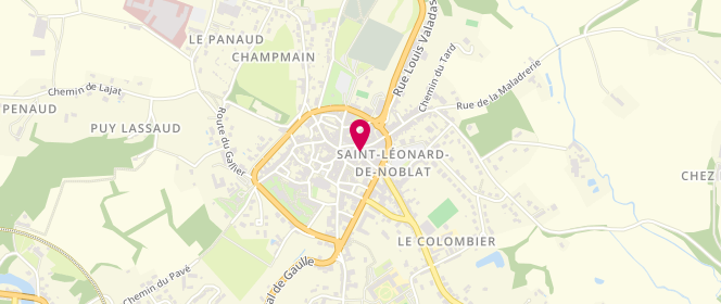 Plan de Boxwood, 6 Rue de la Révolution, 87400 Saint-Léonard-de-Noblat