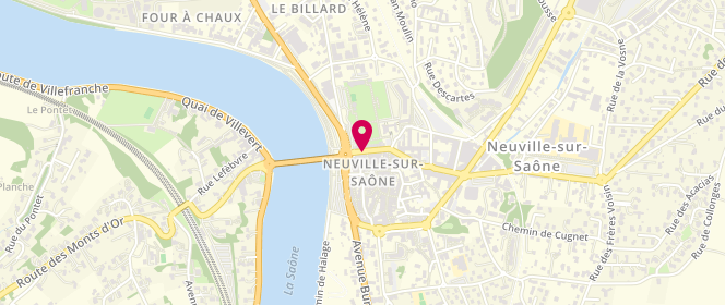 Plan de S Quisse, 6 Rue Victor Hugo, 69250 Neuville-sur-Saône