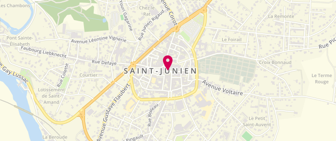 Plan de C.O.D, 6 place Deffuas, 87200 Saint-Junien