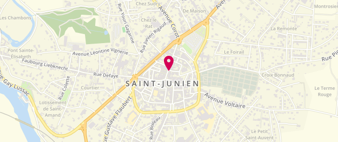 Plan de Vhm, 8 Rue Lucien Dumas, 87200 Saint-Junien
