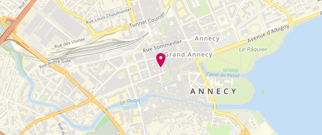 Plan de Damart, 5 Rue de l'Annexion, 74000 Annecy