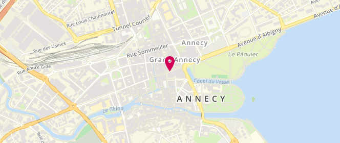 Plan de N' Bis, 21 Rue du Pâquier, 74000 Annecy