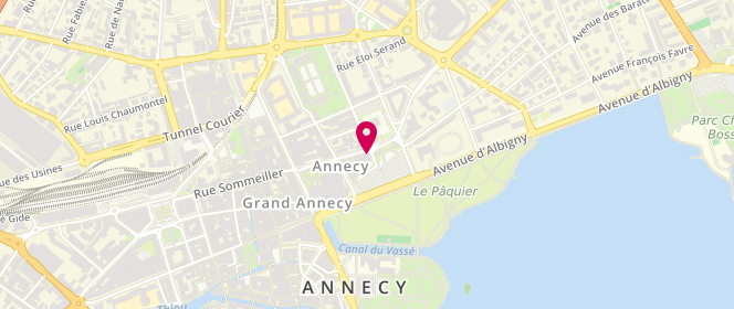 Plan de Blandin & Delloye, 54 Rue Sommeiller, 74000 Annecy