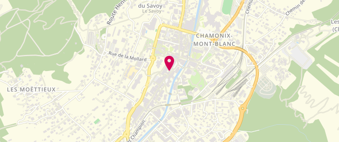 Plan de Columbia Sportswear Chamonix, 18 Rue du Dr Paccard, 74400 Chamonix-Mont-Blanc