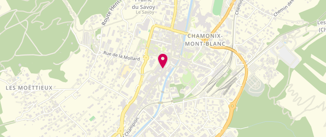 Plan de Napapijri Chamonix, 2 Rue du Dr Paccard, 74400 Chamonix-Mont-Blanc