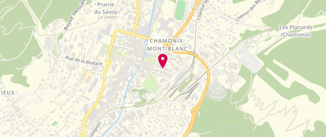 Plan de Sylvie Thiriez, 197 avenue Michel Croz, 74400 Chamonix-Mont-Blanc