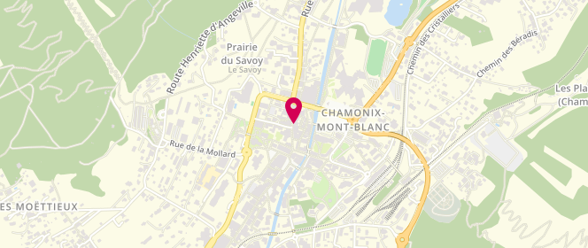 Plan de La Canadienne Chamonix, 134 Rue Joseph Vallot, 74400 Chamonix-Mont-Blanc