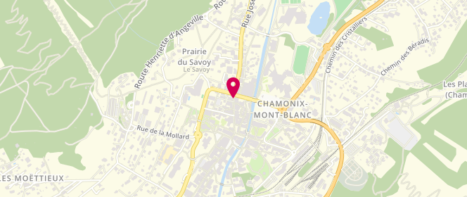 Plan de United Colors Of Benetton, 173 - 185 Rue Joseph Vallot, 74400 Chamonix-Mont-Blanc