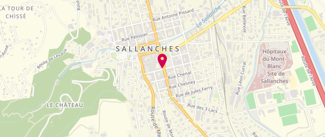 Plan de Calliope, 116 place Charles Albert, 74700 Sallanches
