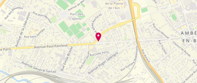 Plan de Isalyne, 38 avenue Paul Painlevé, 01500 Ambérieu-en-Bugey