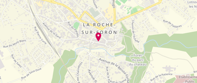 Plan de Mercerie Rubanbelle, 79 Rue Perrine, 74800 La Roche-sur-Foron