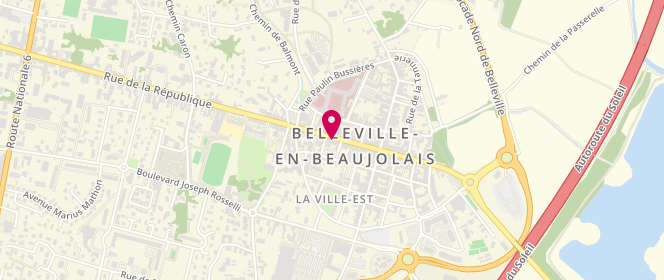 Plan de Florence Boutique, 75 Rue de la République, 69220 Belleville-en-Beaujolais