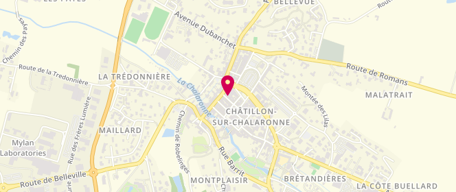Plan de Beautésdesplacardsbyh, 31 Rue Alphonse Baudin, 01400 Châtillon-sur-Chalaronne