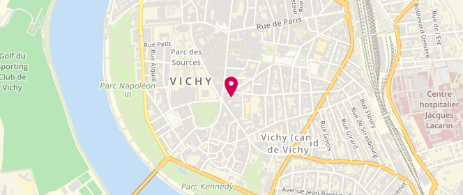 Plan de S2R2, 2-4
2 Rue Georges Clemenceau, 03200 Vichy