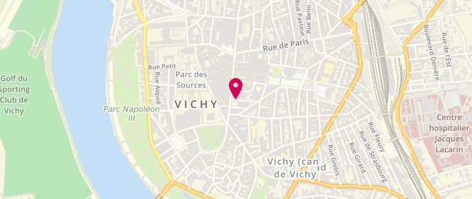 Plan de Pénélope, 7 Rue Sainte-Cécile, 03200 Vichy