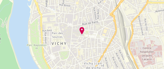 Plan de Eden Park, 24 Rue de l'Hôtel des Postes, 03200 Vichy