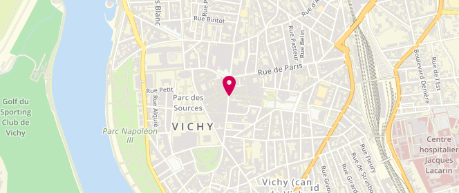Plan de Catys, 22 Rue Georges Clemenceau, 03200 Vichy