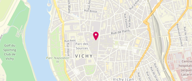 Plan de Les Deux Chambres, 17 Rue Sornin, 03200 Vichy