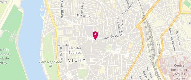 Plan de Bonhomme, 2 Rue de Paris, 03200 Vichy