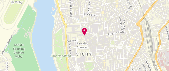 Plan de Jennyfer, Place des 4 Chemins, 03200 Vichy
